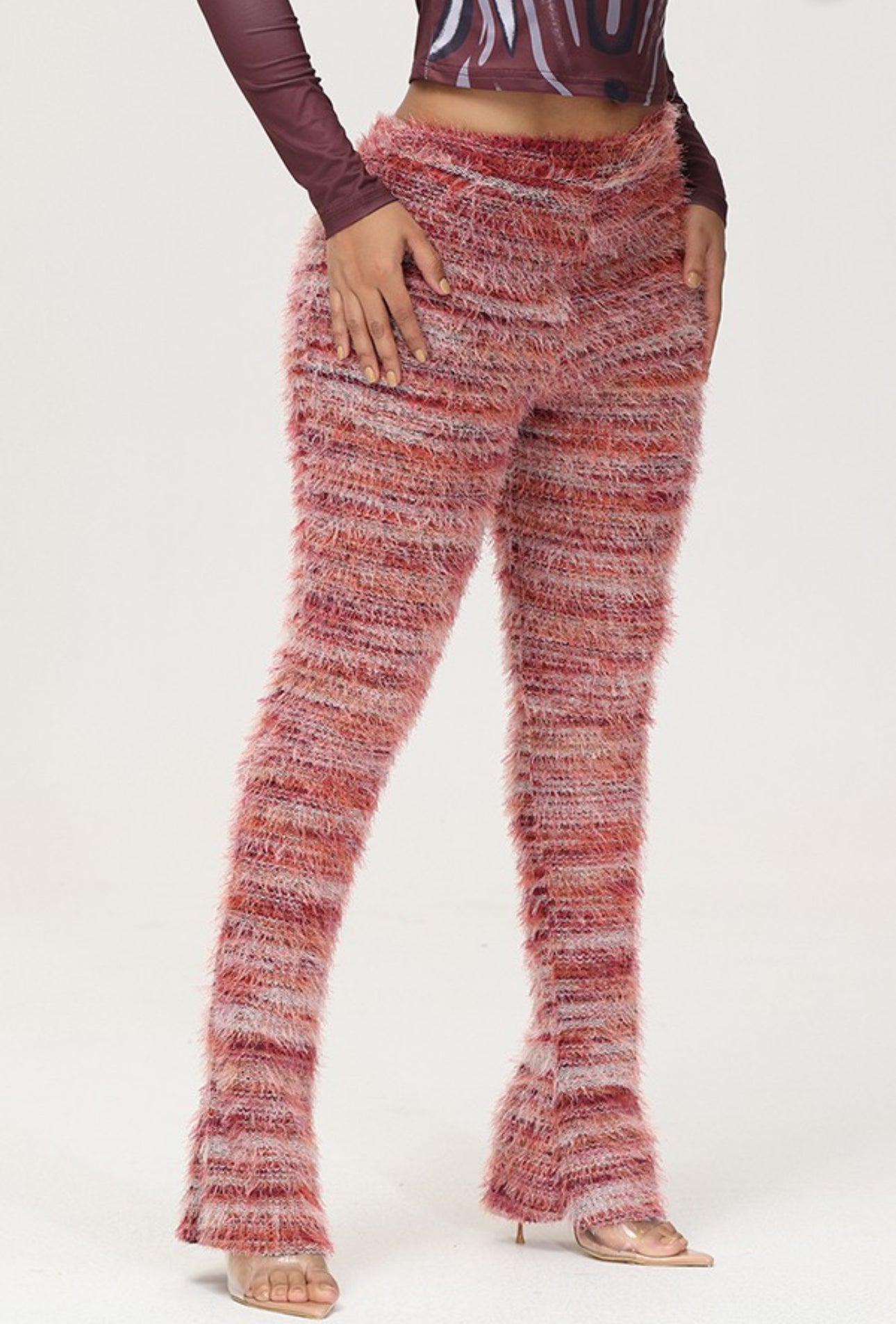 Paisley Fuzzy pants